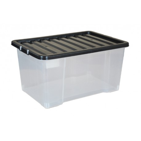 Plastic box for fragile goods or liquids