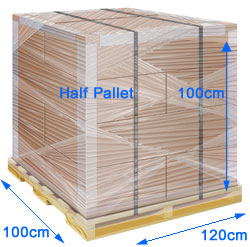 half pallet shipments to Nigeria