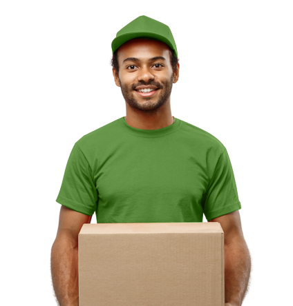 A freight delivery ma